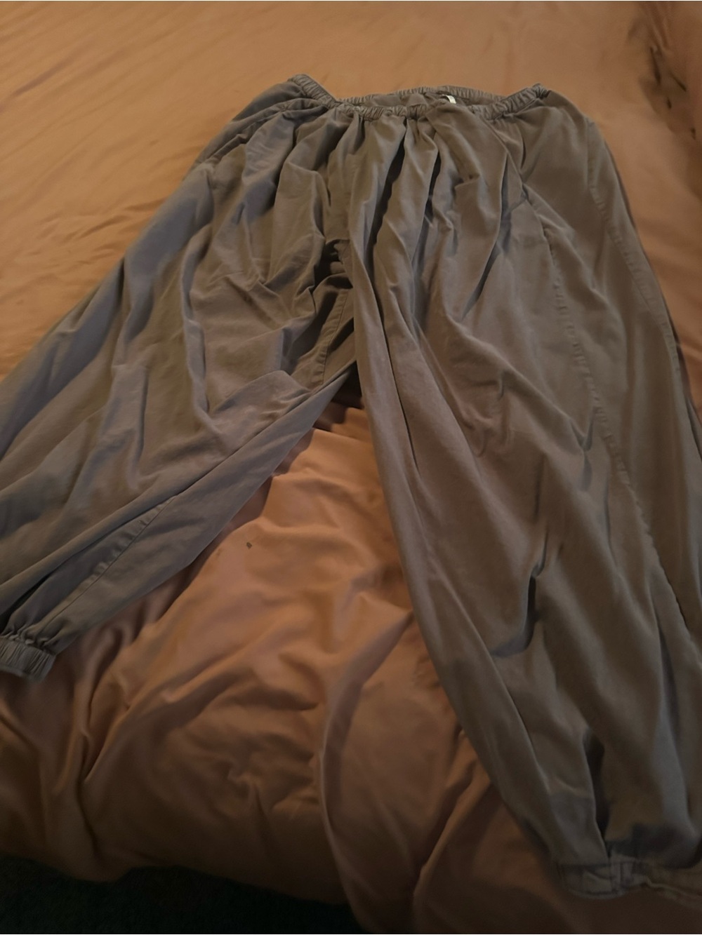 Free People To The Sky Parachute Pants XL chocolate